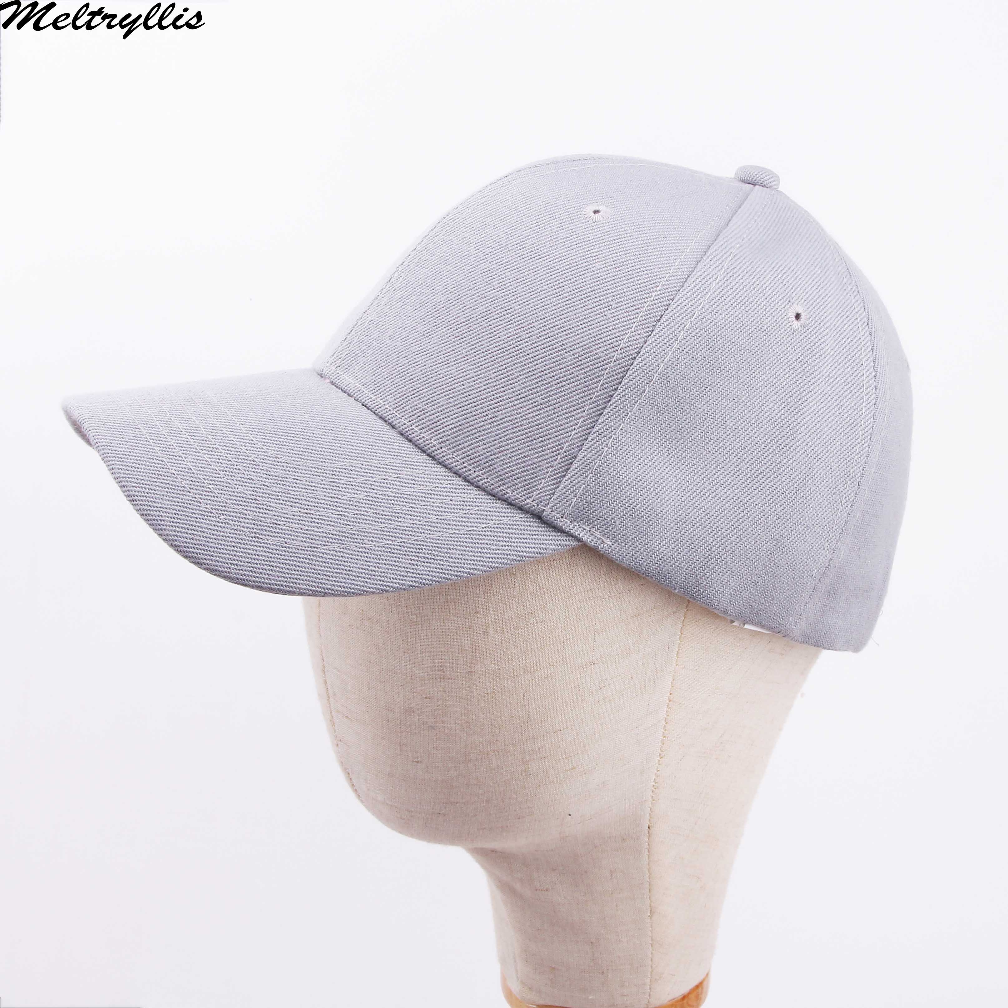 Meltryllis-casquette de Baseball unisexe, en coton, réglable, couleur unie, pour les couples, à la , pour loisirs, avec Snapback