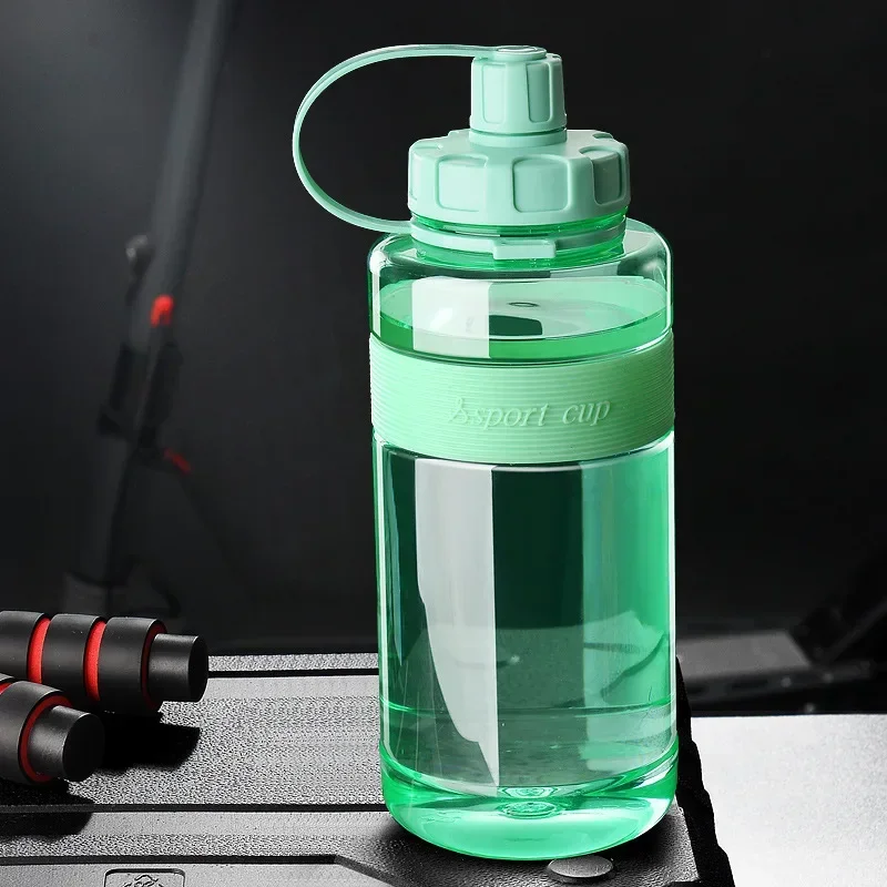 2 liters stor vandflaske med sugerør 2l/1.5l/1l/0.6l store skolegymnastiksals sportsdrikkeflasker bpa-fri fitness: Blå / > 1l