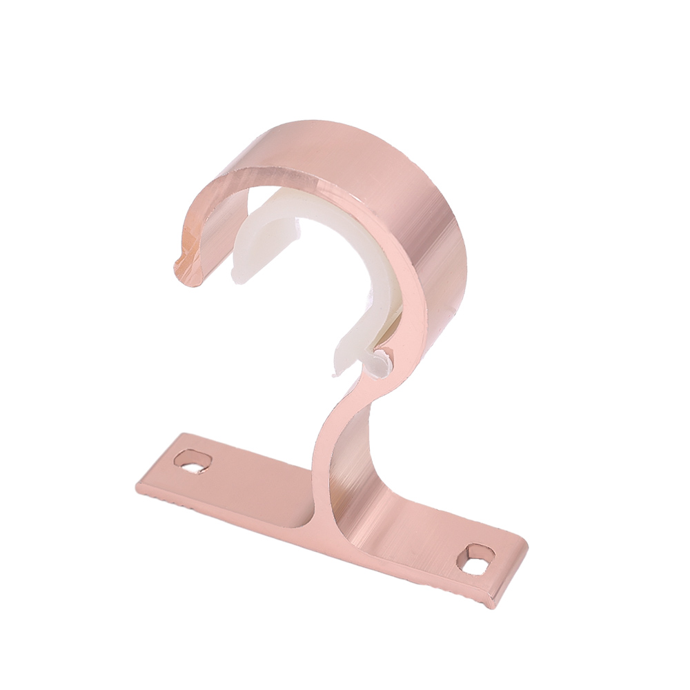 Soporte para cortinas fuerte, varilla romana, soporte para riel de ropa de aleación de aluminio, ganchos de pared para el hogar y el baño, accesorios decorativos: Morado / 30-35 cm