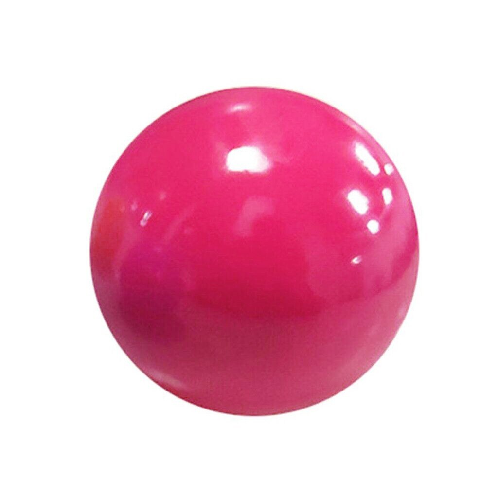 1pc klebrig Ball Weiche 10ml Sicher Spaß Fluoreszierende federnd Ziel Ball Dekompression Ball Klebrige Kugel Für Zauberstab Ziel platte Decke: rot 