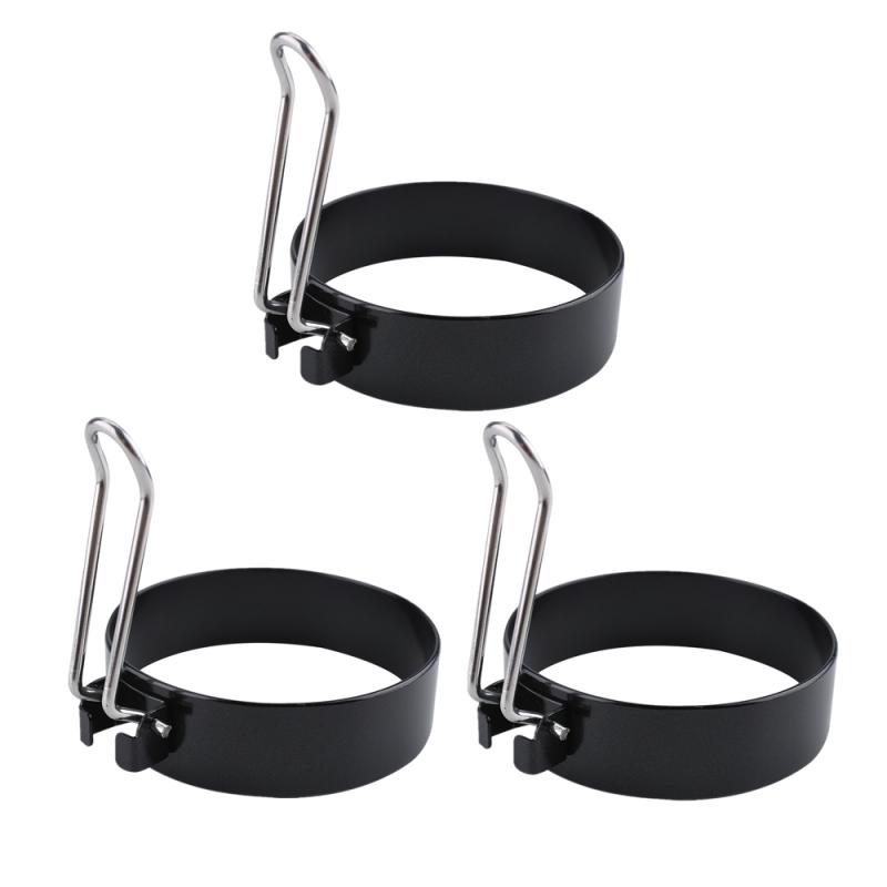 1/2/3PCS Stainless Steel Egg Frying Mold Pancake Egg Frying Ring Circle Round Cooking Tool Kitchen Tools Baking Accessories: Red