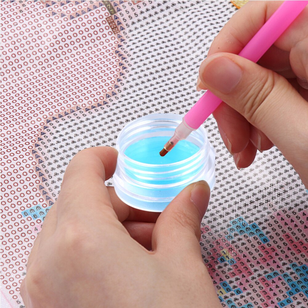 10Pcs Ronde Lijm Klei Diamant Schilderij Accessoires Kruissteek Boren Modder
