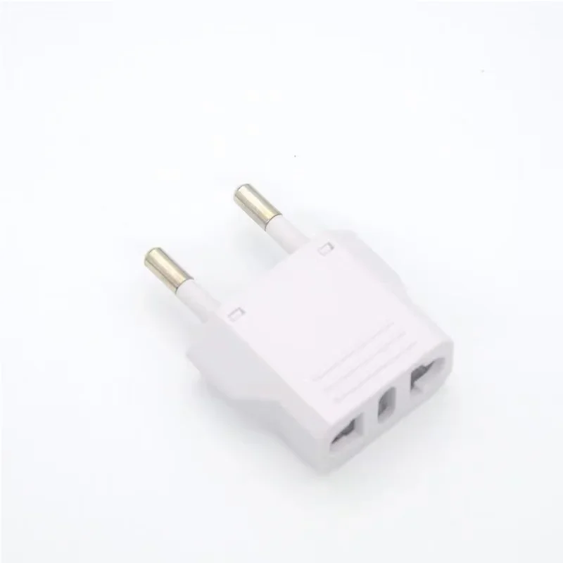1-50 stk. eu-pluggadapter cn au jp usa til eu-pluggadapter reiseadapter elektrisk kr europluggkonverter strømuttak ac-uttak: Hvit / Japan plugg