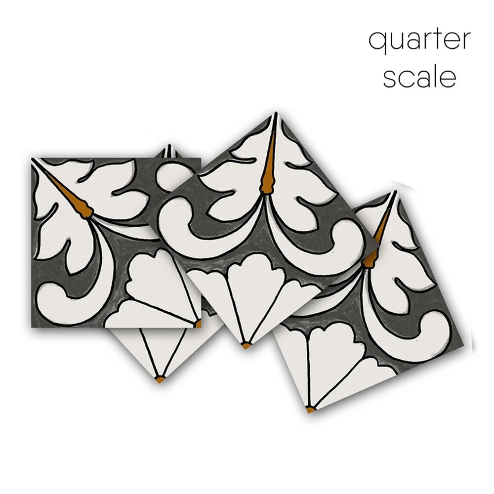 Tile Self-adhesive wall sticker Kitchen backsplash Waterproof Stickers For Bathroom vinyl peel and stick Floor Tile Sticker 10pc: 2 / 30cmx30cmx10pcs