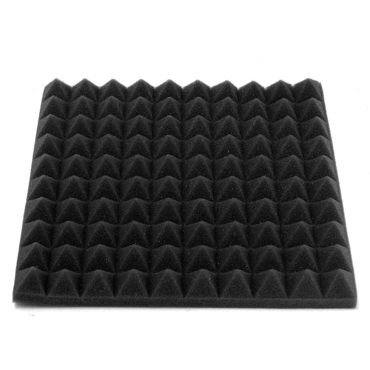 6pcs 250x250x30mm Soundproof Foam Studio High Density Acoustic Foam Sound Absorption Sponge Musical Instruments Accessories: 6pcs black