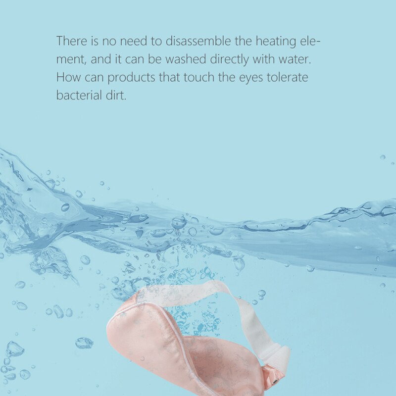 XINKE Relieves Eye Fatigue Sleep Blackout Breathable Usb Charging Compress Silk Steam Eye Mask
