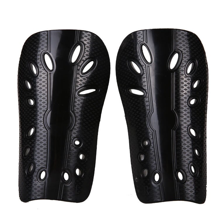 1 Pair Soft Light Football Shin Pads Soccer Guards Supporters Sports Leg Protector For Kids Adult Protective Gear Shin Guard: Black / Children