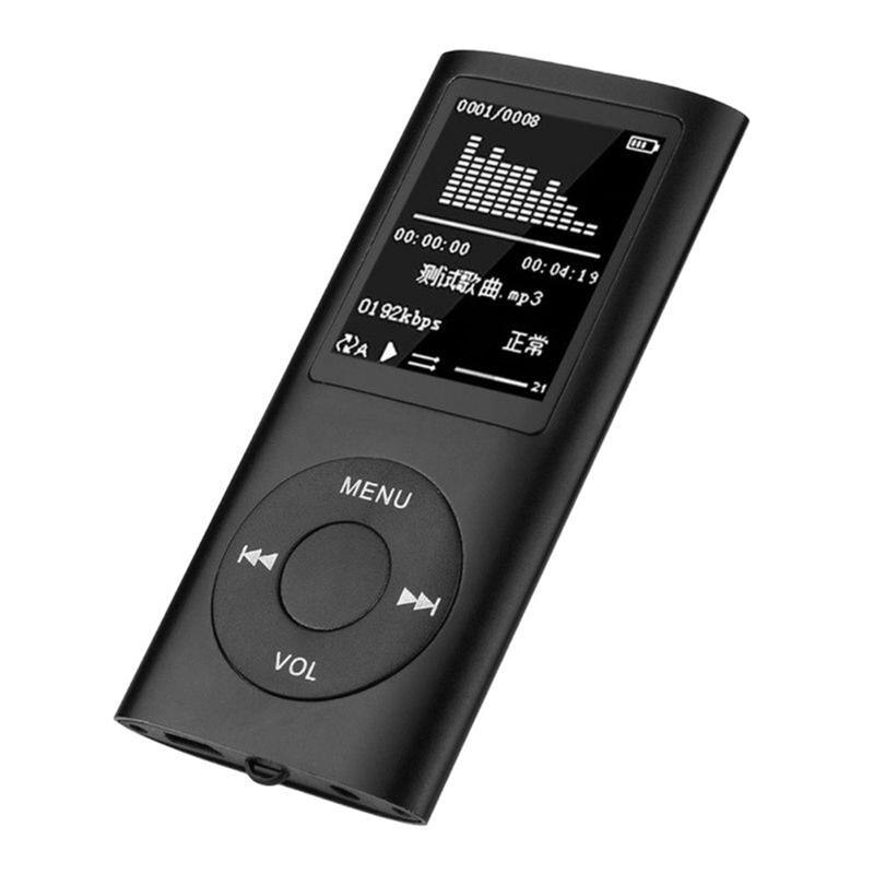 MP4 Music Player HIFI MP3 Player Digital LCD Screen Voice Recording FM Radio Recorder Player Card Reader