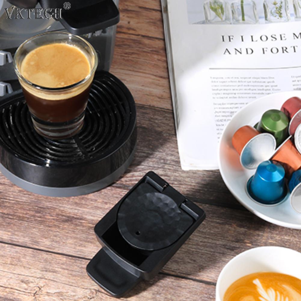 Kaffe kapsel konvertering adapter for nespresso gjenbrukbare kaffemaskin tilbehør kapsler konvertere kompatibel med dolce gusto