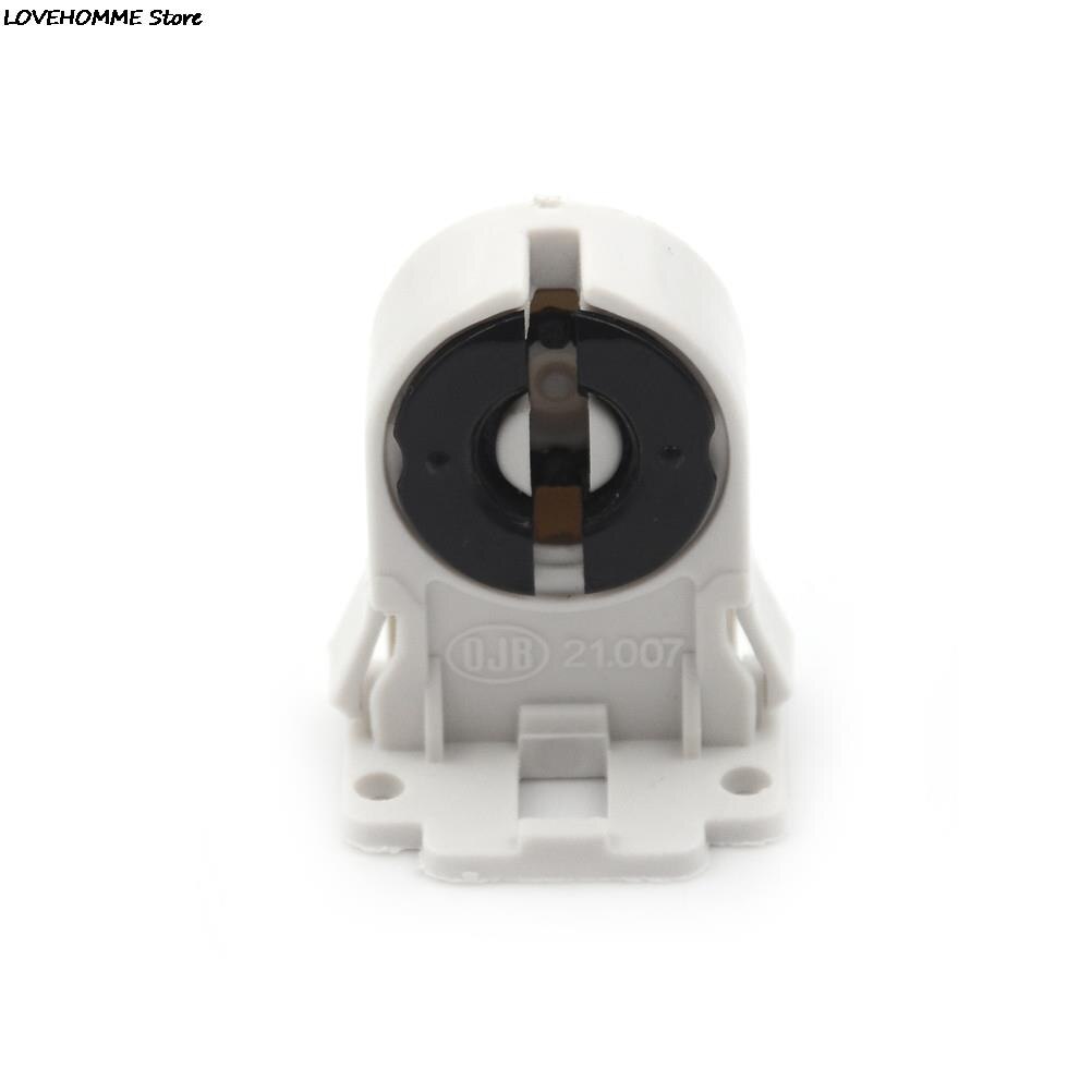 Soporte de plástico para lámpara LED, Base de luz fluorescente, forT8 G13, T8, AC100-250V