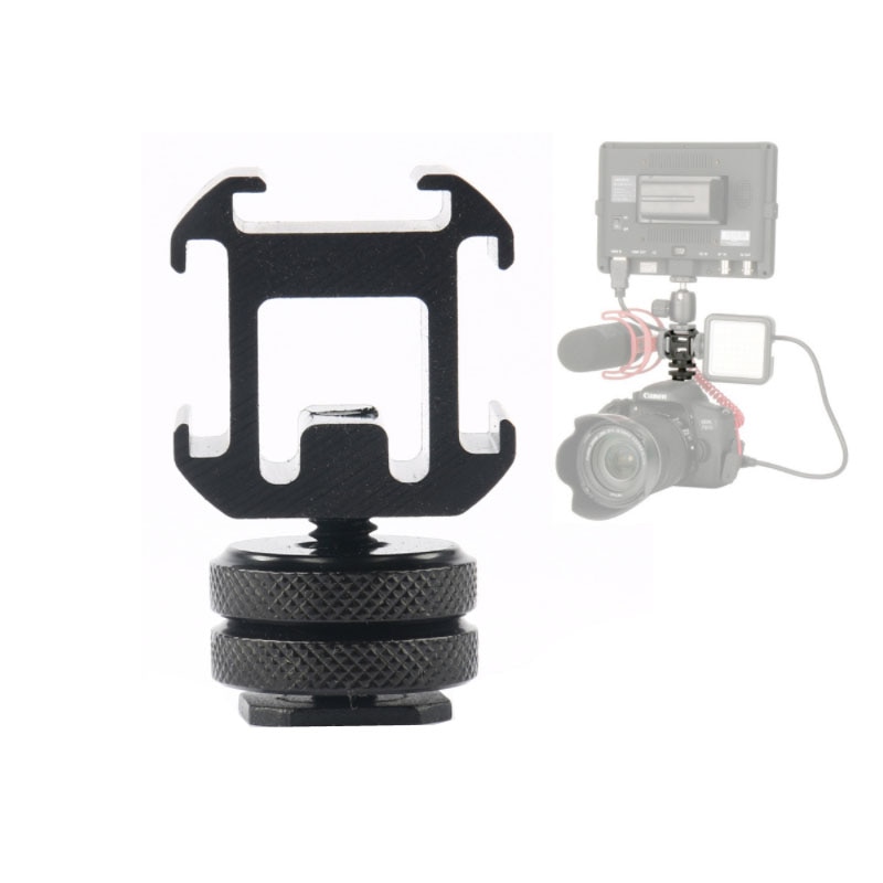 1-10Stck 3 Kalten Schuh Auf-Kamera montieren Adapter Verlängern Hafen für Kanon Nikon Sony DSLR Kamera für Mikrofon Monitor LED Video Licht