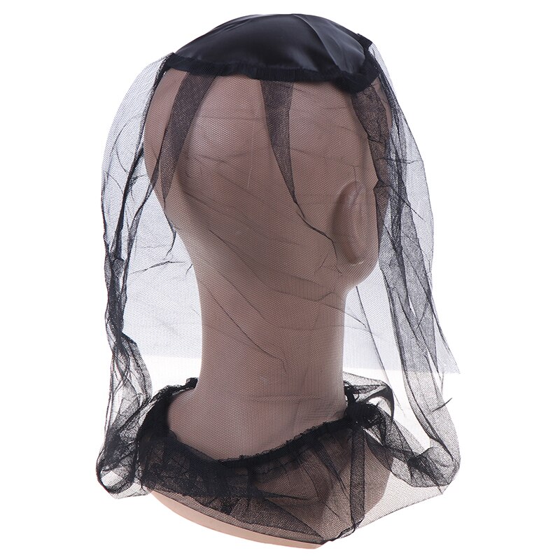 Tissu 45*45cm Midge moustique insecte chapeau Bug maille tête Net protecteur de visage