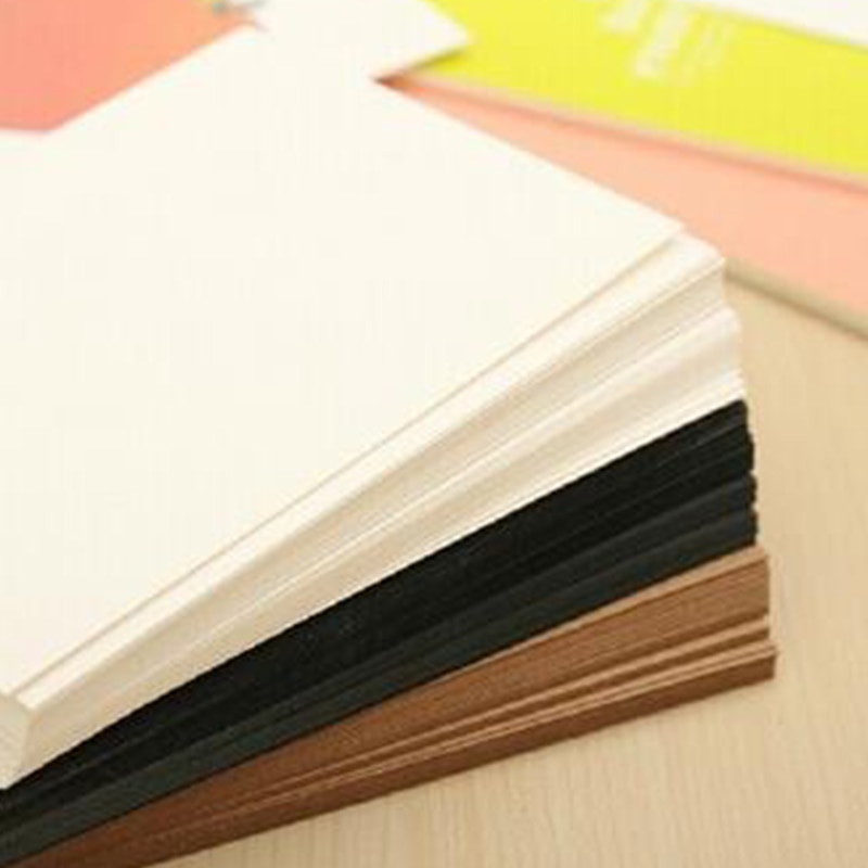 20Pcs Lege Wenskaart Kraftpapier Postkaart Vintage Blanco Ansichtkaarten Diy Hand Geschilderd Graffiti Bericht Card @ M23