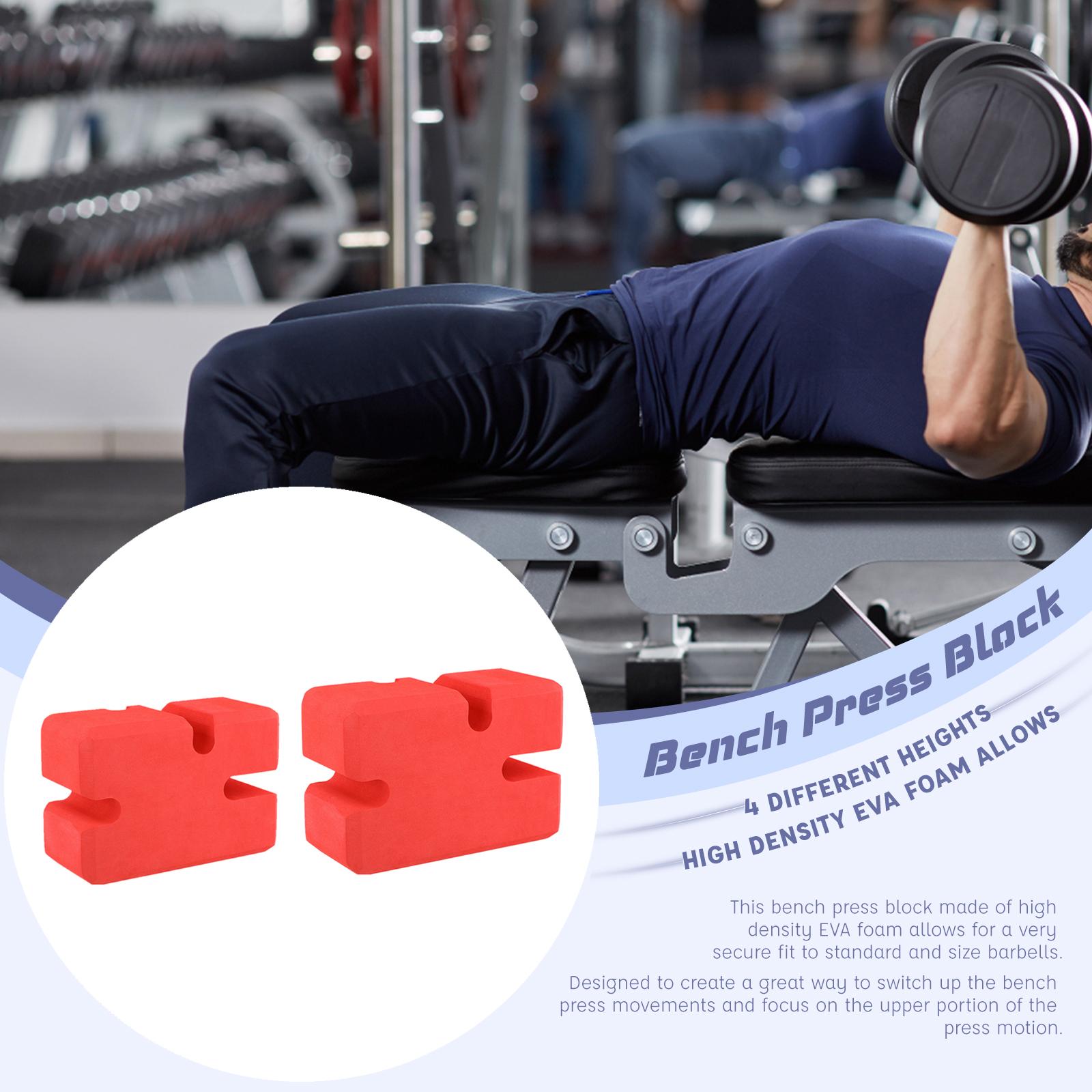 EVA Bankdrücken Block Fitnessstudio Fitness Körper Gestalter trainieren ÜSpund Benching Griff Höer Einstellbar Hantel Tiefe Hocken Ausbildung Pad