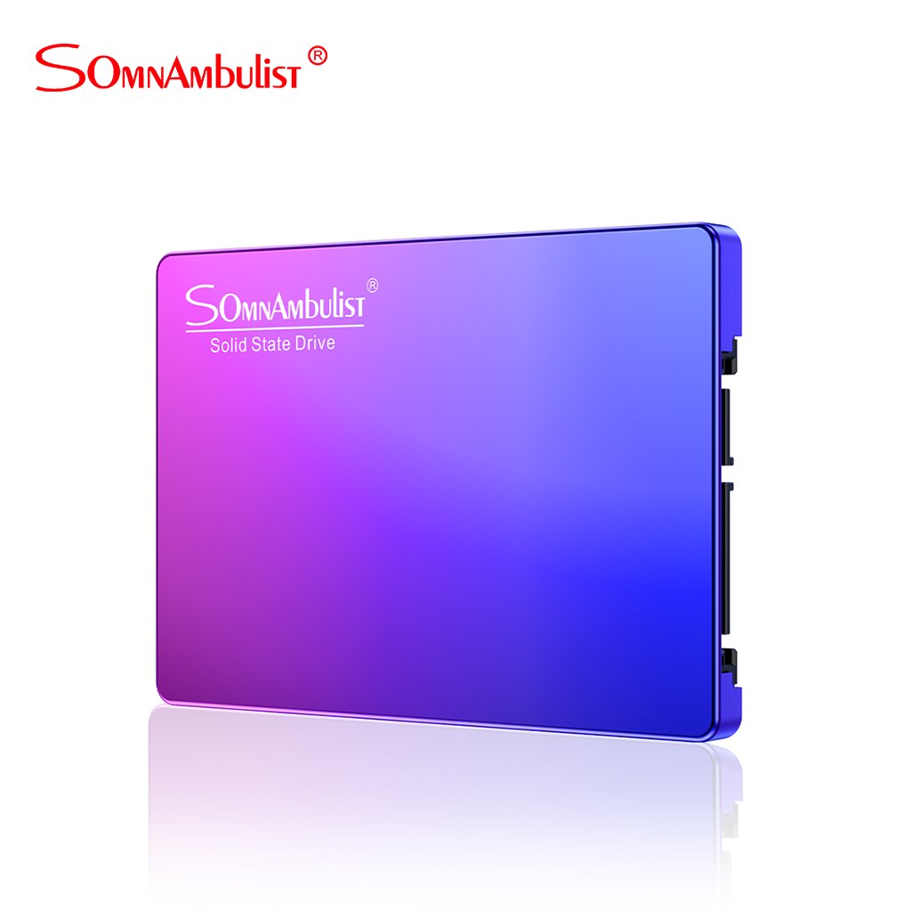 Unità a stato solido SSD blu viola sfumato 480G computer desktop 240G notebook unità a stato solido 2t ad alta velocità 120g 60g