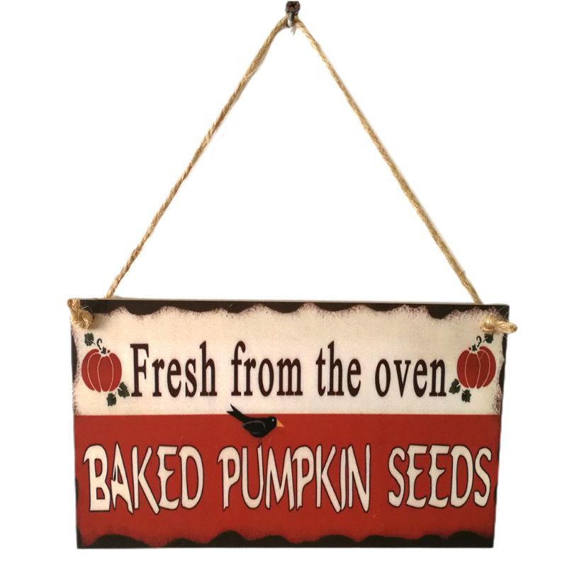 Halloween Prop Hanging Sign The Witch Is In Wooden Board For Home Door Window 667A