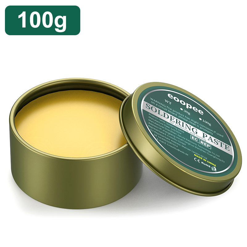 Loddepasta rosin flussmiddel 10g/30g/100g blyfri sveiseflussmiddel jernreparasjon sveisepasta lodding tinn loddeolje loddeflussmiddel: Blå