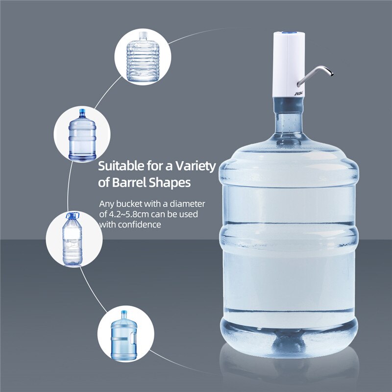 Chargeable Mini Household Intelligent Electric Barrelled Water Portable One-button Water Pump