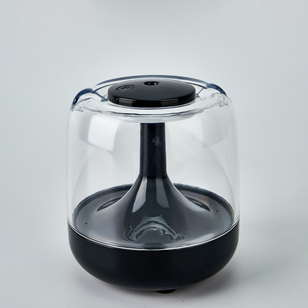 Luchtbevochtiger Leuke Ultrasone Kleurrijke Nachtlampje Mini Luchtbevochtiger Diffuser Transparante Draagbare Thuis Slaapkamer Geurverspreider: Roest Rood