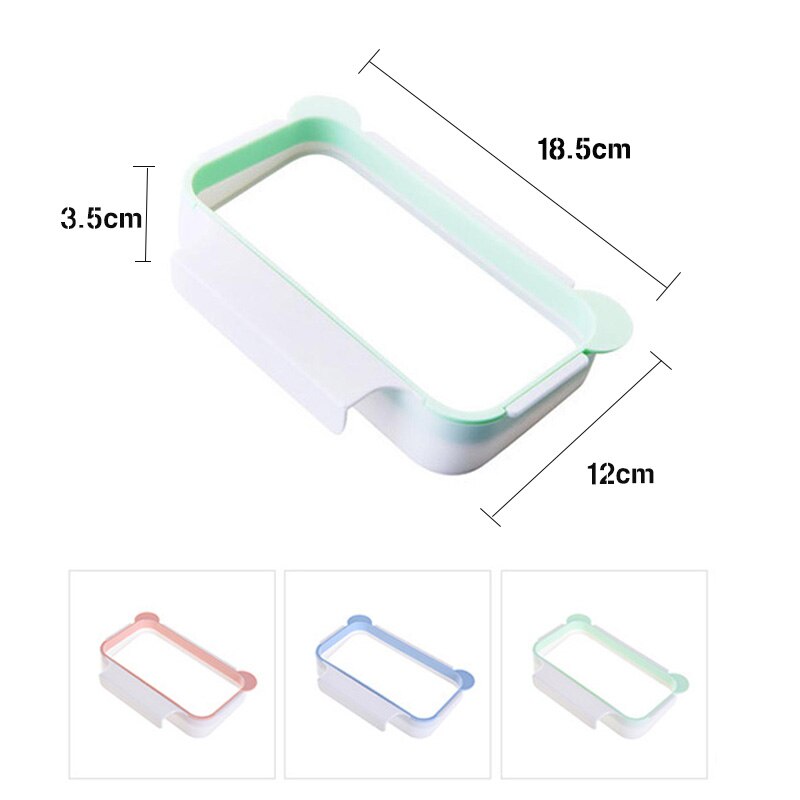 Garbage Bag Racks Hanging Kitchen Cupboard Storage Holders Tailgate Stand Rubbish Bag Towel Storage Rack