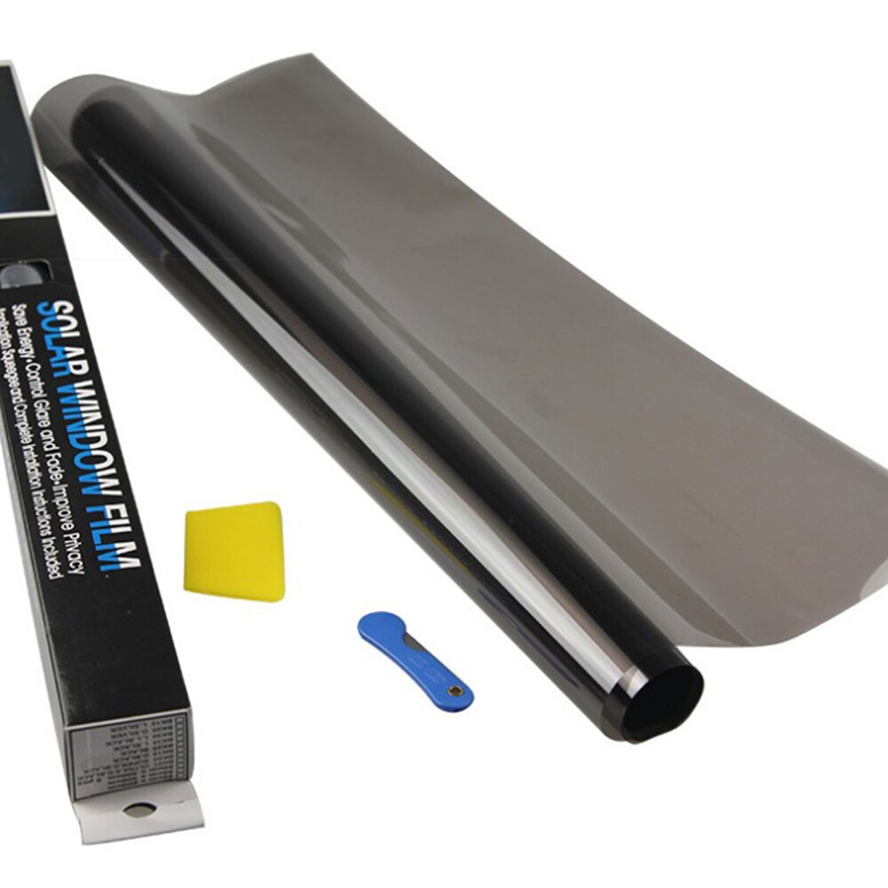 1% 5% 15% 35% 50% dunkel Schwarz Fenster Tönung Film Glas Rolle 1 Lage Auto Auto Haus Kommerziellen Solar- Schutz sommer