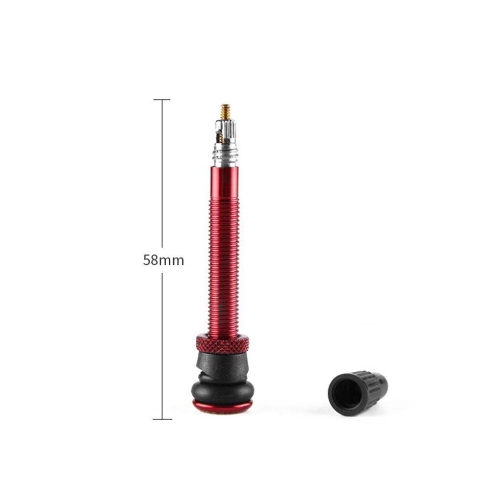 Bicycle Vacuum Tire Air Nozzle Mountain Bike Inner Tube Vacuum Aluminum Alloy Nozzle Bicycle High Pressure French Nozzle