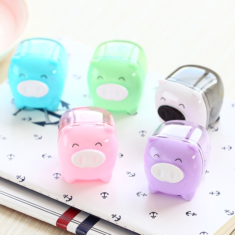 Deli Cute Kawaii Pencil Sharpener Animal Pig Wweet... – Grandado