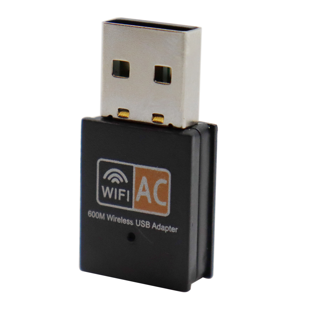 USB WiFi Adapter Wireless AC600 Ethernet Dongle 5Ghz Lan USB2.0 Wi-Fi Free Driver PC Wi Fi Receiver AC Network Card: Orange