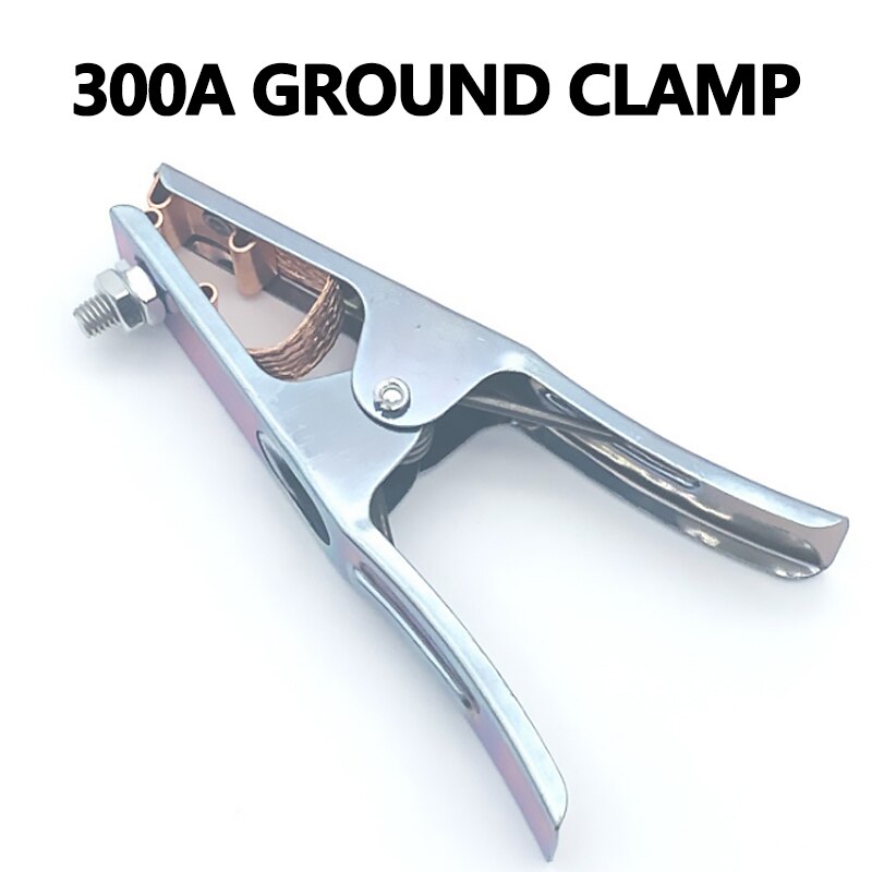 300A Welding Earth Ground Cable Clamp Length Electric Welding Argon Welding Clip Manual Earth Clip Welding machine accessories