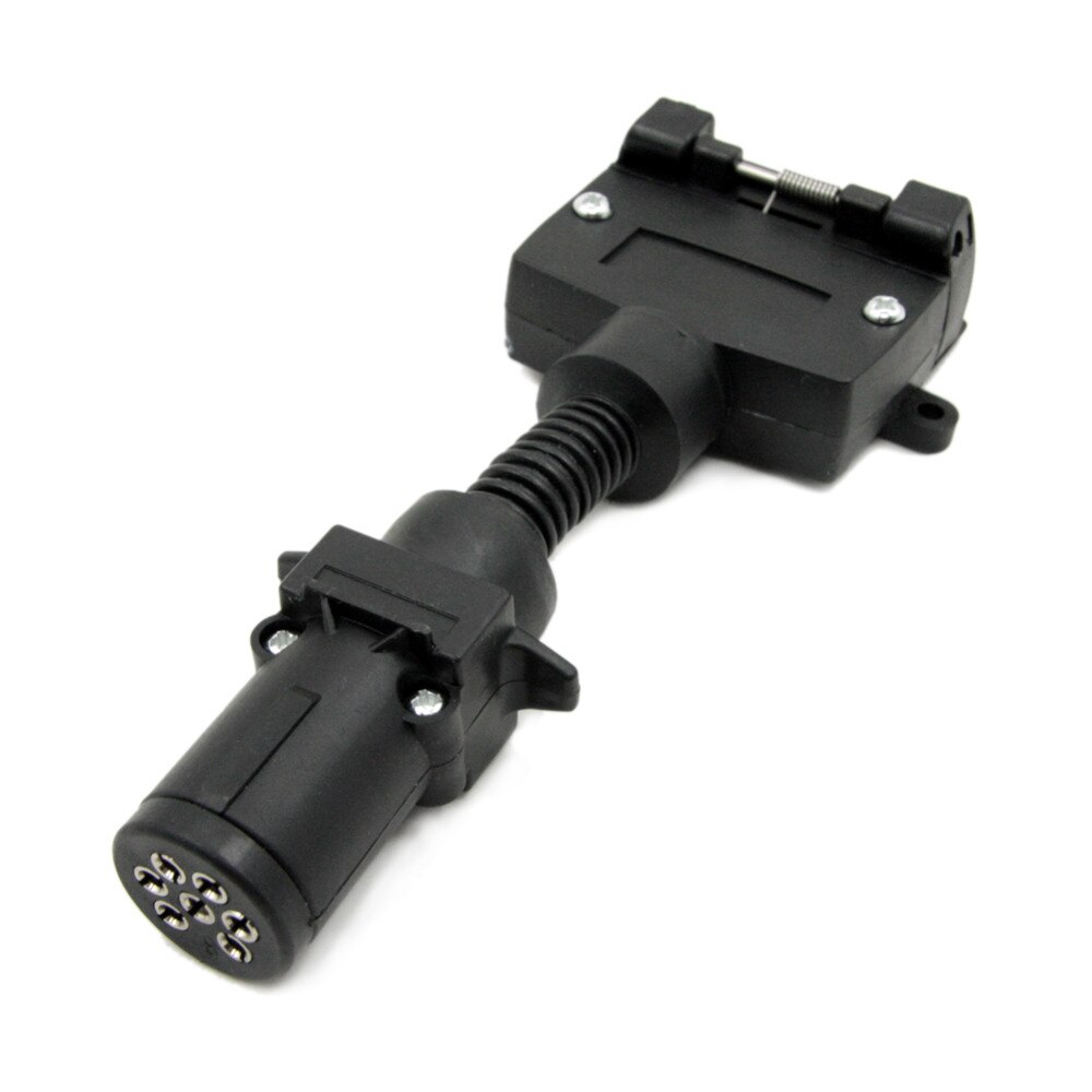 TIROL T21615a 7 Pin Australian Connector Trailer Boat Truck Car Parts Plug Adaptor 7 Pin Socket with Clamp