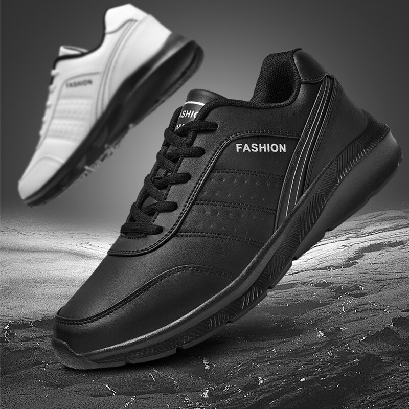 Herre golf joggesko komfortable golf sportssko anti-skli utendørs piggfrie golfsko til menn pluss størrelse  eu39-48 atletisk sko