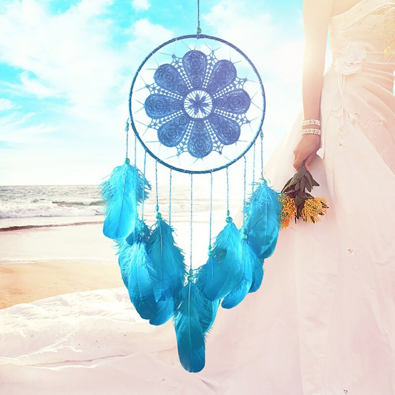Nordic Indian Style Dreamcatcher Handmade Wind Chimes Hanging Pendant Dream Catcher Home Wall Art kids room Hanging Decorations