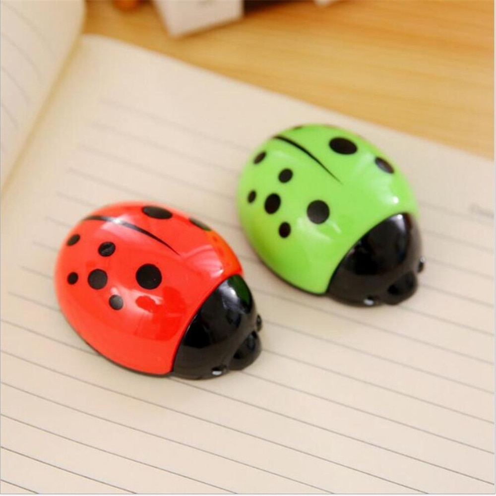Seven star ladybug pencil sharper Little Girl & Boy manual sharpener for kids Stationary Office School supplies Y