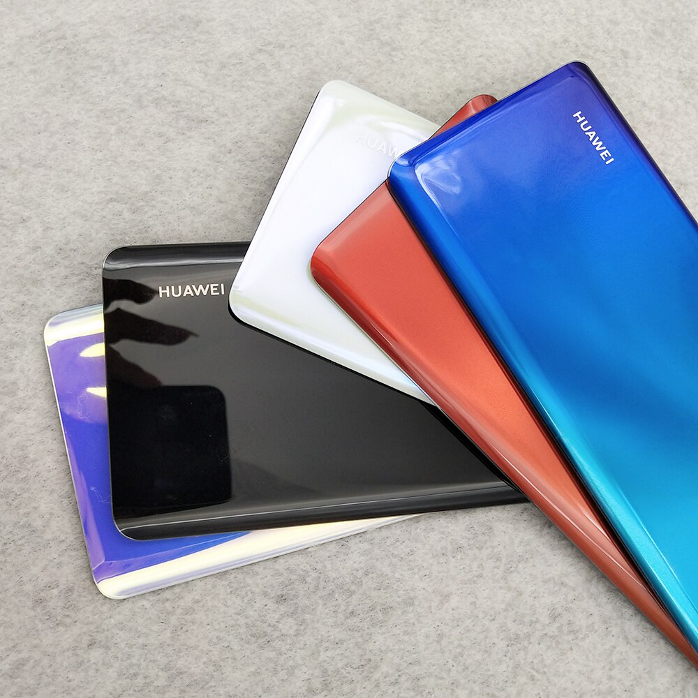 Huawei P30 Pro P30pro Batterij Cover Terug Glas Panel Rear Behuizing Case + Camera Glas Lens Frame Vervanging Voor huawei P 30