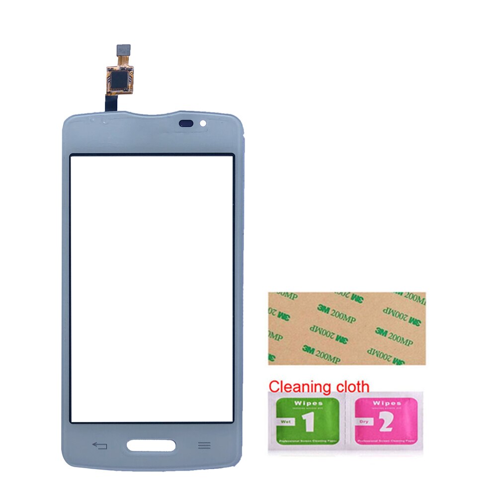 4.0 "Touch Screen Voor Lg L50 D213 Touch Panel Digitizer Voor Glas Lens Sensor Panel Gereedschap 3M Lijm: White No Tools