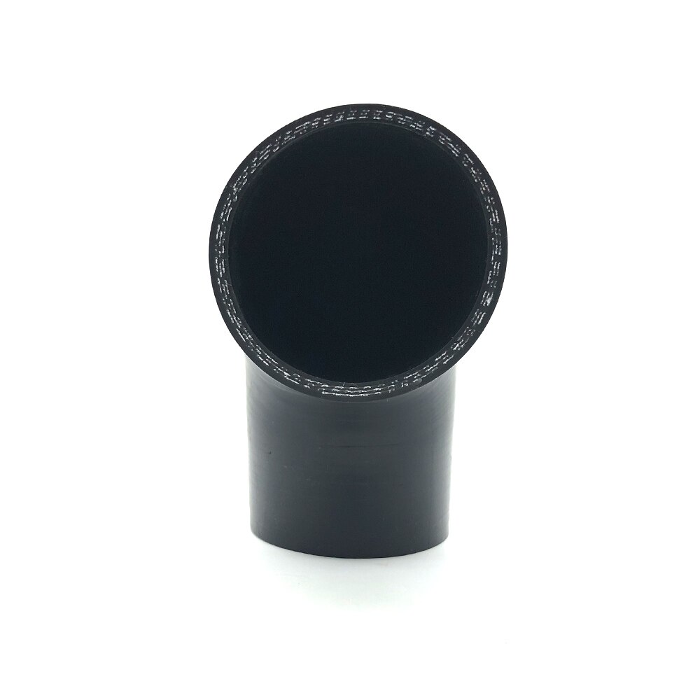 2.5/ 63mm 90 degree Silicone reducer Hose Coupler tubo Piping hose Black