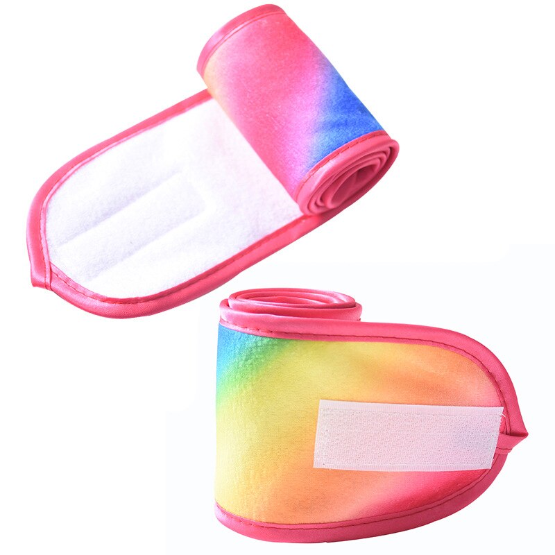 Banda para la cabeza para el sudor para mujer, bandana elástica lavable para la cabeza, accesorios deportivos para el cabello, maquillaje,: multicolor