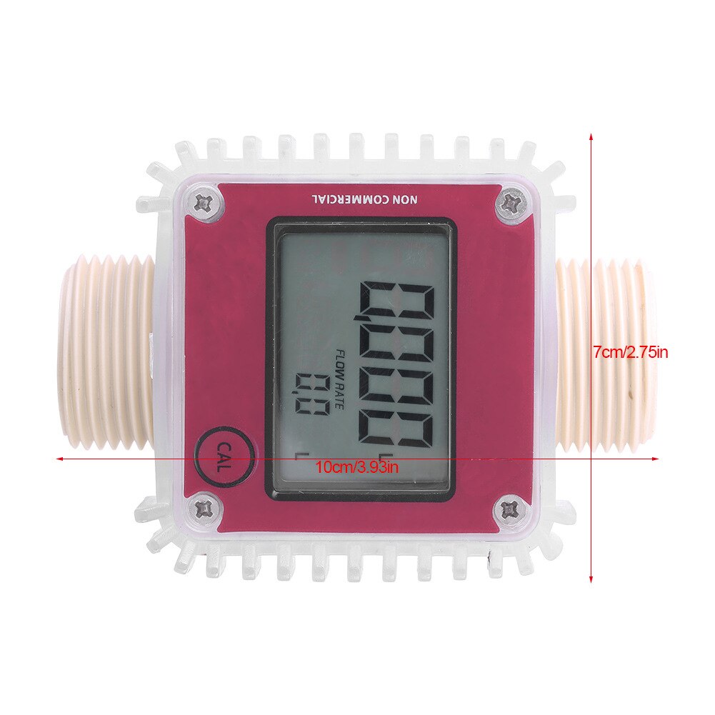 Digital K24 Turbine Digital Diesel Oil Fuel Flow Meter Gauge For Chemicals Liquid Water For Chemicals Water Flow Ultrasonic Flow