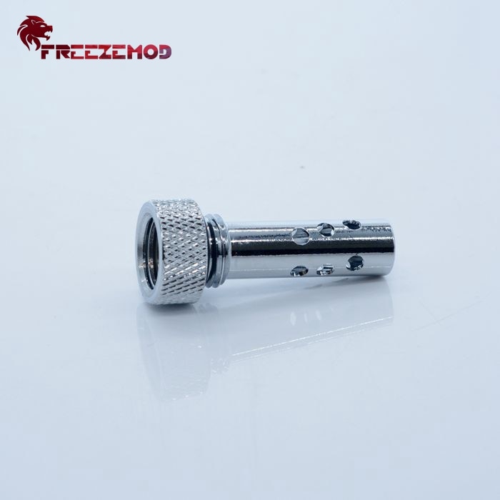 FREEZEMOD computer pc water cooler fitting water tank external bubbler to prevent the generation of bubbles long version.PJ-PPQC