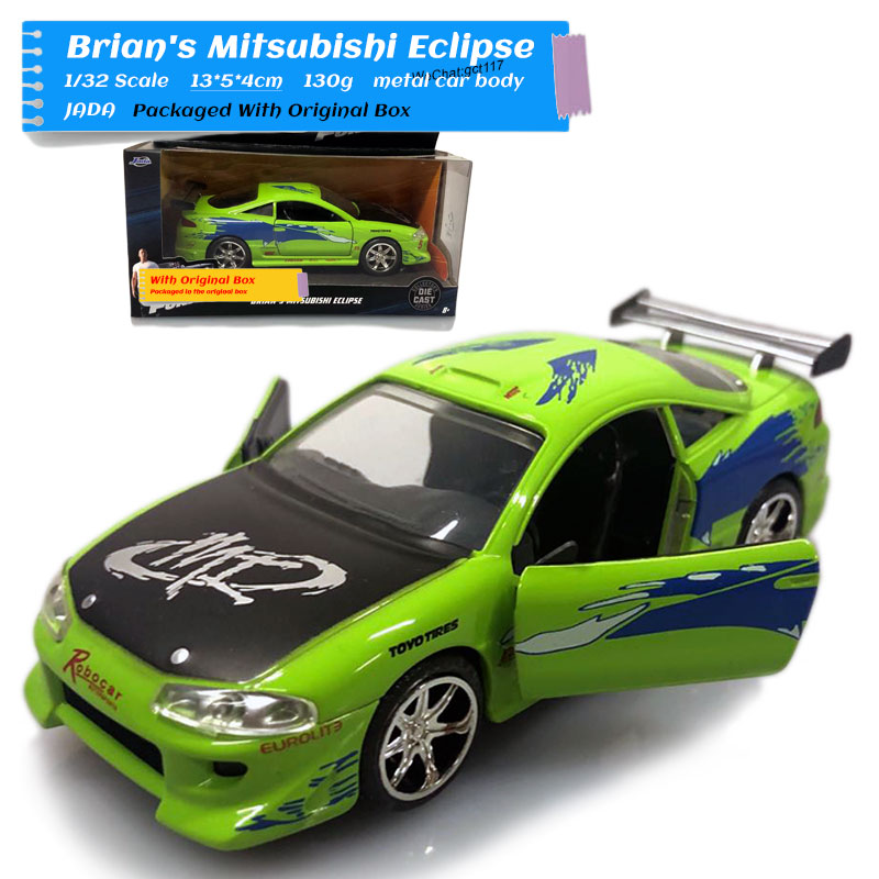 JADA 1/32 Bilancia Modello di Auto Giocattoli 1995 Mitsubishi Eclipse Diecast In Metallo da Auto Giocattolo Modello Per Il Regalo, I Bambini, la Raccolta