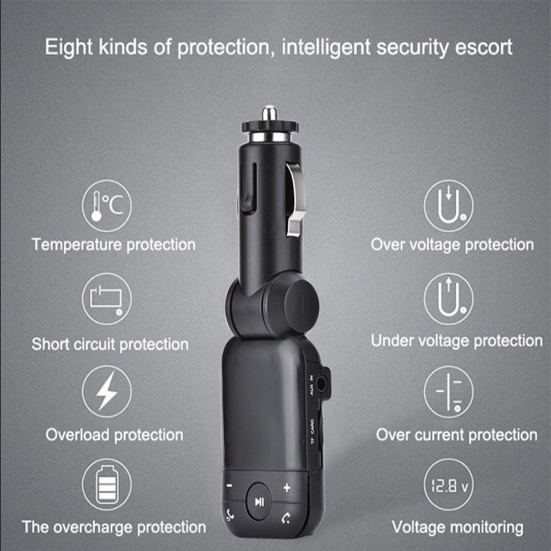 Universele auto  mp3 -speler bluetooth 3.0 autolader bluetooth handsfree telefoon auto bluetooth-adapter ondersteunt bellen/muziek/radio