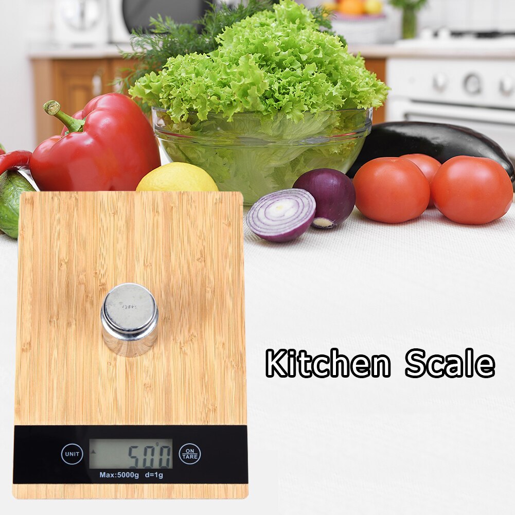 5kg/1g LCD Display Kitchen Electronic Weighing Scale for Food Baking Scale