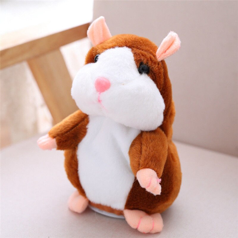 Brutale hamster kerst baby kinderen blik pratend speelgoed: A2 16cm
