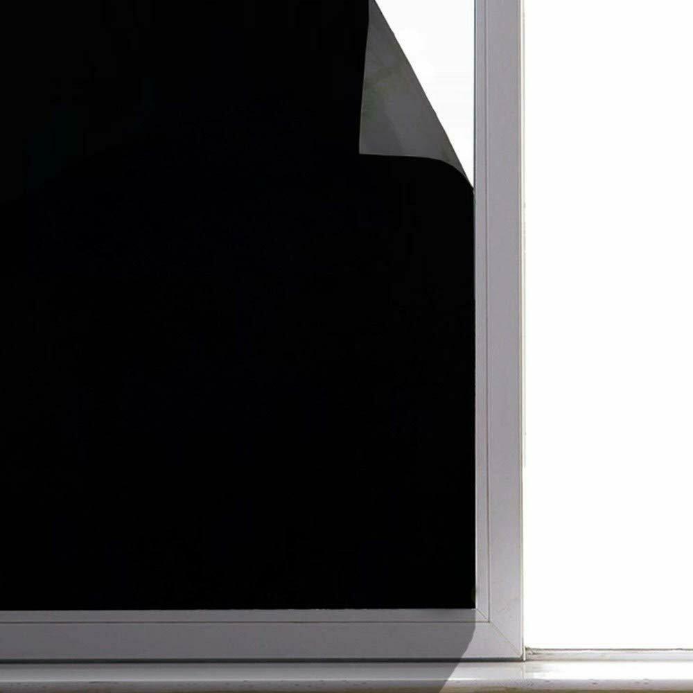 Blackout Window Film Static Cling Perfect Privacy 99%UV Rejection 90*200cm