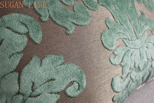 Europe 45 "50" 60 "velours pile taie d'oreiller luxe/vert/maison/canapé/grappes/voiture décor coussin/taies d'oreiller