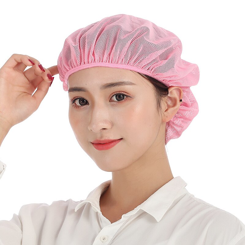 Gorro Cocinero Breathable Elastic Mesh Caps Chef Waiter Work Hat Restaurant Kitchen Hotel Bakery Catering Workshop Cooking Cap: 5