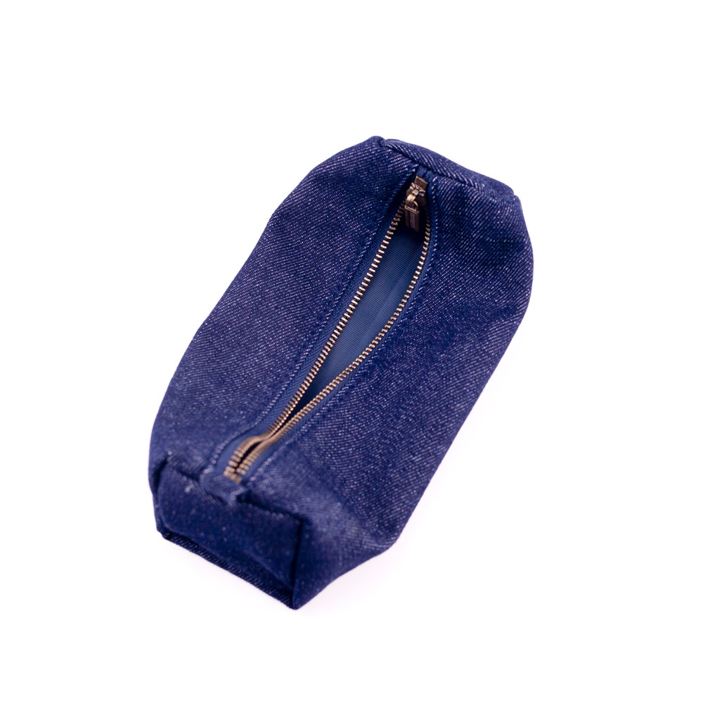 Large Capacity Pencil Case Pen bag Canvas pen pouch Denim pencilcase Pencil Box Stationery School Supplies