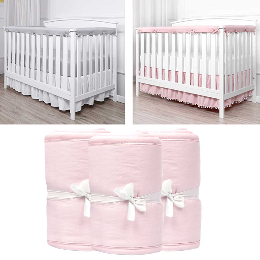 3 Stks/set Comfortabele Thuis Slaapkamer Kauwen Ademend Babybedje Bumper Protector Installeren Pasgeboren Baby Bed Room Decor