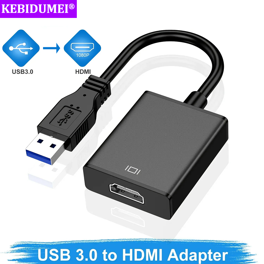 Usb 3.0 Naar Hdmi Adapter Converter Usb Adapter Kabel 1080P Hdtv Projector Multi Display Adapter Gratis Driver Voor Pc Laptop Desktop