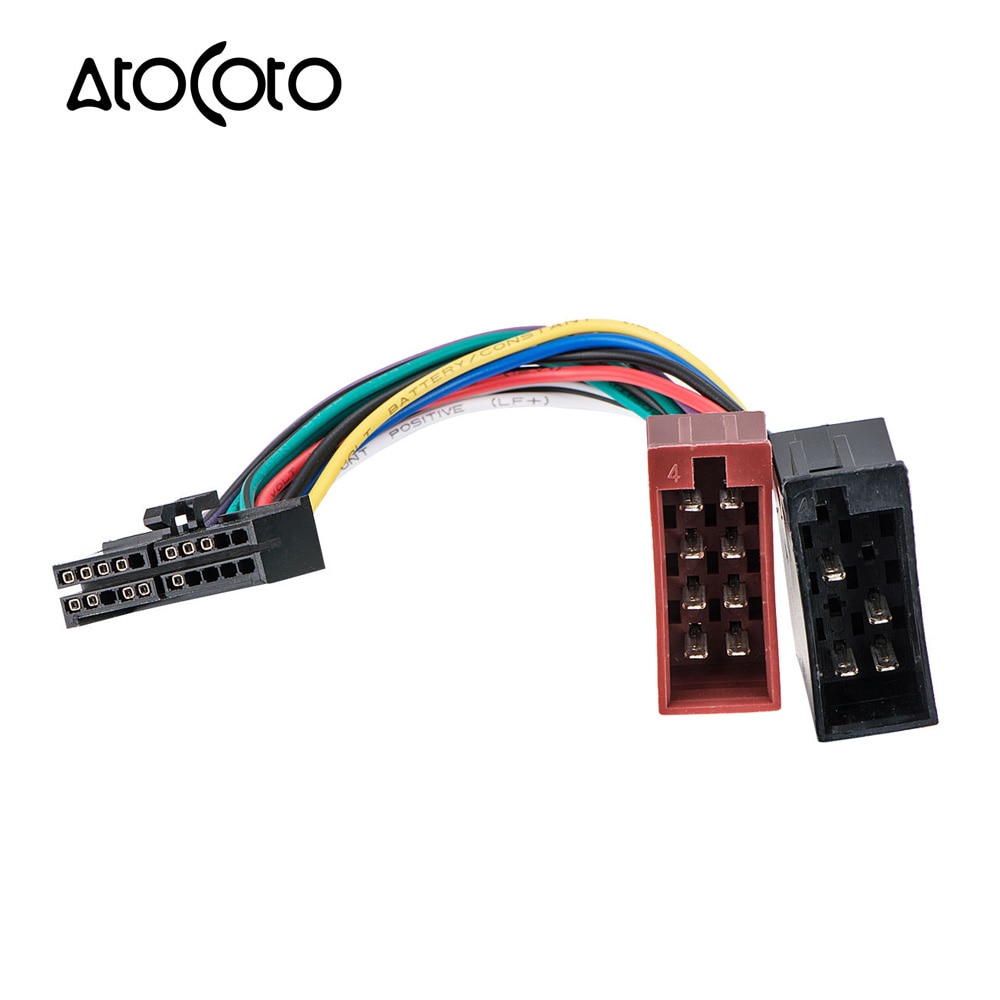AtoCoto Kabelboom Connector Wire Adapter voor Jensen Papegaai Auto CD DVD Radio Audio Stereo ISO Standaard 20 Pin Plug kabel